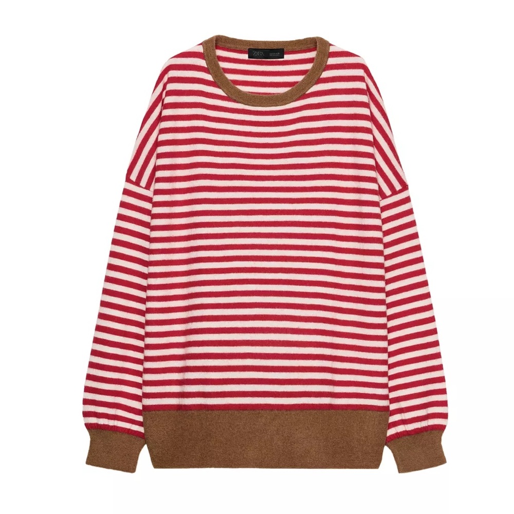 ZARA Wool Striped Sweater